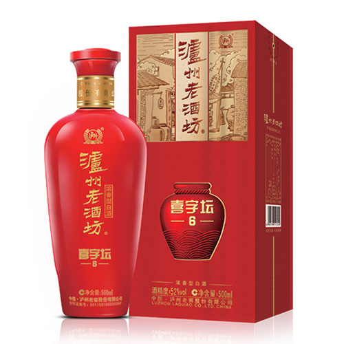 瀘州老酒坊喜字壇6酒